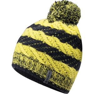 Iguana Czapka zimowa unisex Iguana Kagu limonkowo-szara z polarem