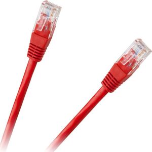 LP Patchcord kabel UTP 8c wtyk-wtyk 1.5m CCA czerwony