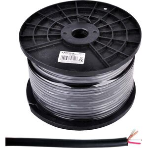 Przewód Azusa Kabel mikrofonowy stereo 6mm czarny
