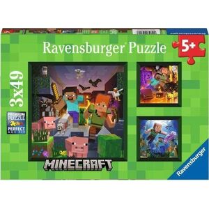 Ravensburger Puzzle 3x49el Minecraft 056217 RAVENSBURGER p8