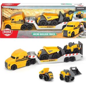 Dickie DICKIE Construction Volvo Zestaw Laweta Micro Builder 32cm