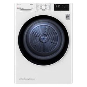 Suszarka do ubrań LG LG Dryer Machine RH80V3AV6N Energy efficiency class A++, Front loading, 8 kg, LED touch screen, Depth 69 cm, Wi-Fi, White