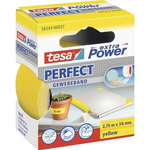 Tesa tesa extra Power Perfect Gewebeband 2,75m 38mm gelb