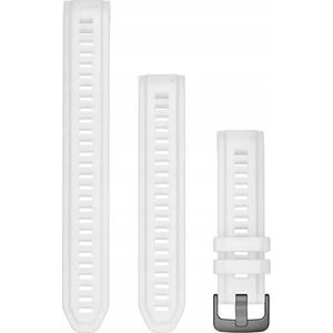 Garmin Pasek silikonowy na nadgarstek - seria Instinct 2S (biały / szara sprzączka) (010-13104-06)