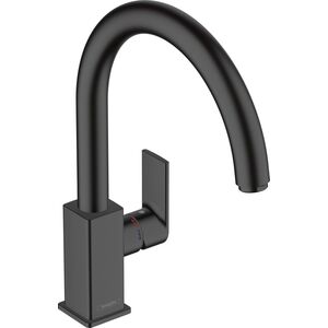 Bateria kuchenna Hansgrohe Vernis Shape M35 stojąca czarna matowa (71871670)