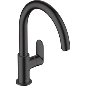 Bateria kuchenna Hansgrohe Vernis Blend M35 stojąca czarna matowa (71870670)