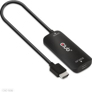 Adapter USB Club 3D Club3D Adaptér HDMI + Micro USB na USB-C 4K120Hz/8K30Hz, Active Adapter M/F