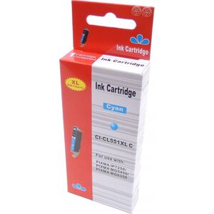 Tusz ARTE  CLI-551C XL tusz do Canon (z chipem, Arte) tusz do drukarki Canon iP7250, Canon MG5650, Canon MG5450, Canon MG5550, Canon MX925