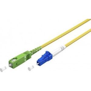 Goobay Kabel światłowodowy (FTTH), Singlemode (OS2) Yellow, Żółty (Simplex), 5 m - Długość kabla 5 m