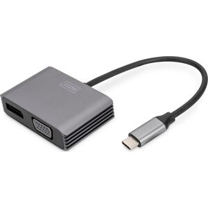 Adapter USB Digitus 0.2MUSB-C - DP + VGA ADAPTER 0.2MUSB-C - DP + VGA ADAPTER