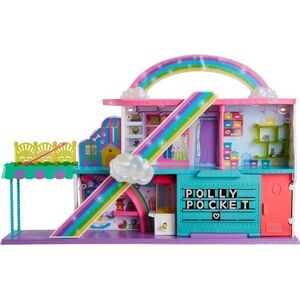 Mattel Polly Pocket 3-poziomowe Tęczowe Centrum Handlowe HHX78