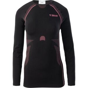 Brugi Bielizna termoaktywna damska bluza Brugi 2RC3 czarna rozmiar L/XL