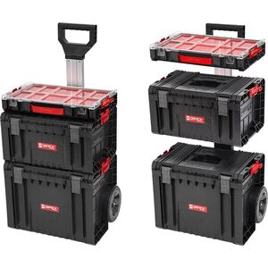 Qbrick Zestaw skrzynek narzędziowych Qbrick System 414318 Wózek transportowy 3w1