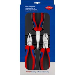 Knipex KNIPEX ZESTAW SZCZYPIEC DO PRAC SERWISOWYCH 3szt. 0305180/2615200/7405180