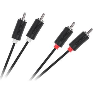 Konwerter Cabletech Kabel 2RCA-2RCA 3m Cabletech standard (1LL)