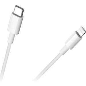 Kabel USB Rebel USB-C - Lightning 1 m Biały (LEC-RB-6009-100-W)