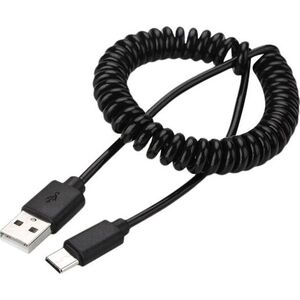Kabel USB Gembird USB-A - USB-C 0.6 m Czarny (CC-USB2C-AMCM-0.6M)