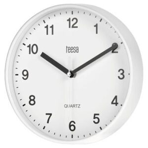 Teesa Zegar ścienny 20 cm biały
