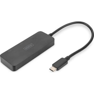 HUB USB Digitus DIGITUS USB-Hub 3-Port  C  ->3xDP   m.Kabel          schwarz