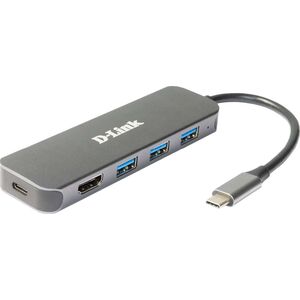 HUB USB D-Link D-Link DUB-2333  5-in-1 USB-C Hub mit HDMI/USB-PD retail