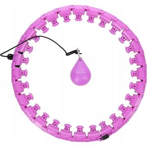 HMS HHW12 PLUS SIZE HULA HOP VIOLET Z WYPUSTKAMI I OBCIĄŻNIKIEM HMS