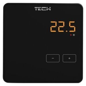 Tech Sterownik pokojowy bezprzewodowy R-8Z, czarny (współpraca z L-8) STR8ZBK