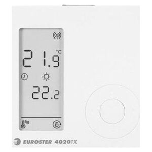 Euroster Regulator temperatury Euroster E4020TXRX bezprzewodowy 4020 TXRX biały