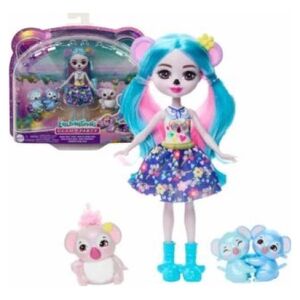 Mattel Enchantimals Rodzina Koale Lalka + figurki (HNT61)