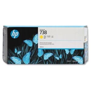 Tusz HP HP Atrament/HP 738 300-ml YLW DesignJet Ink