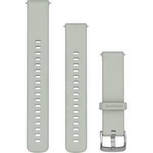 Garmin Pasek silikonowy na nadgarstek Quick Release 18 (szałwiowoszary / srebrna sprzączka)