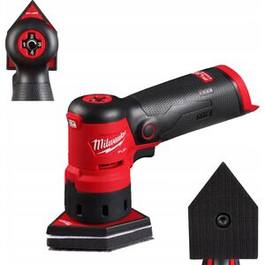 Szlifierka Milwaukee Milwaukee M12FDSS-0B Cordless Vibrating Sander 12 V 88.8 x 63.5 cm (4933479680) - without battery, without charger