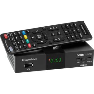 Tuner TV Kruger&Matz Tuner DVB-T2 H.265 HEVC Kruger&Matz HDMI SCART PVR EPG USB dekoder