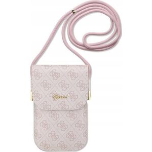 Guess Guess 4G Metal Script Logo - Torebka crossbody na telefon (różowy)