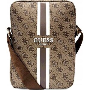 Etui na tablet Guess Guess 4G Stripes Tablet Bag - Torba na tablet 10" (Brązowy)