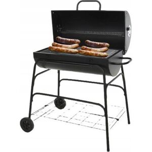 Koopman Grill węglowy cylindryczny na kółkach czarny 100 cm