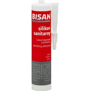 Bisan Bisan silikon sanitarny 300ml, biały B870720