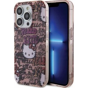 Sourcing Hello Kitty HKHCP14LHDGPTP iPhone 14 Pro 6.1" pink/pink hardcase IML Tags Graffiti