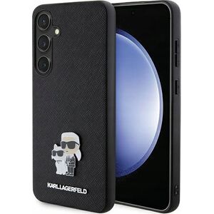 Karl Lagerfeld KARL LAGERFELD SAM S24+ SAFFIANO KC PIN KLHCS24MPSAKCMPK BLACK