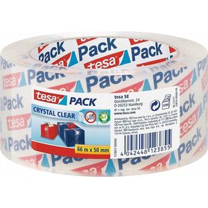 Tesa tesapack Crystal Clear PP 66m 50mm -Packband-