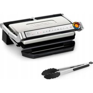 Grill elektryczny Tefal Tefal OptiGrill+ XL GC728D10 inteligentní gril, 9 programů, ukazatel propečení, měření tloušťky, odkapávací nádoba