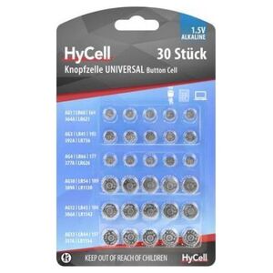 Ansmann Ansmann HyCell alkaline button cell set, 30pcs. (5015473)