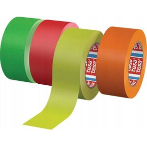 Tesa tesaband duct tape, 25m x 19mm, neon orange