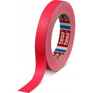 Tesa tesaband fabric tape, 25m x 19mm, neon pink