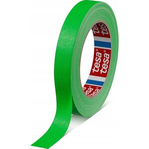 Tesa tesaband fabric tape, 25m x 19mm, neon green