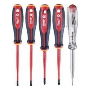 Milwaukee MILWAUKEE VDE SCREWDRIVERS SET 5 pcs.