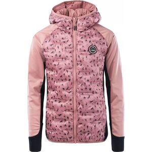 Elbrus Dziecięca kurtka przejściowa softshell z ociepleniem pikowana Elbrus Emini Tg ash różowa rozmiar 164