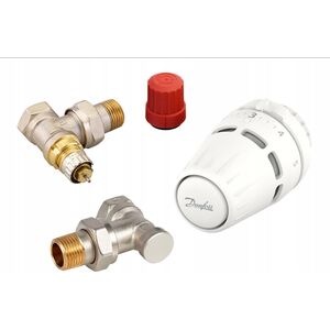 Danfoss Zestaw 3-elementowy Regus RA nakrętka +RA-N+RLV-S 15 kątowy
