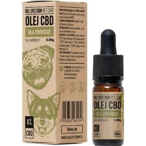 Full Spectrum Olej CBD dla zwierząt 6% 10 ml FULL SPECTRUM Pet Care