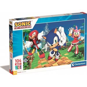 Clementoni Puzzle 104 elementy Maxi Sonic