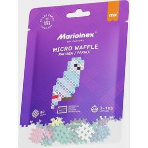 Marioinex *****Klocki micro waffle 80el Papuga 05883